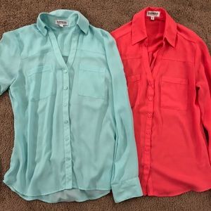 Two express portofino shirts bundle